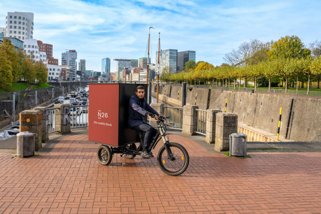 Fahrradwerbung in der Landeshauptstadt Düsseldorf