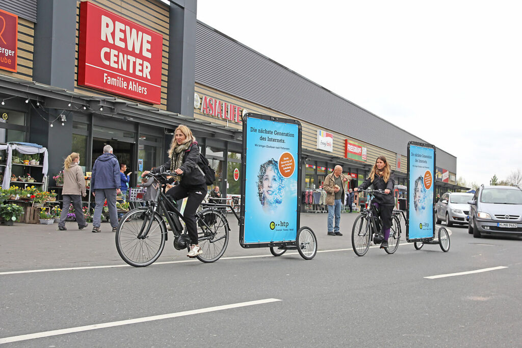 Fahrradwerbung ist Werbung, die zieht