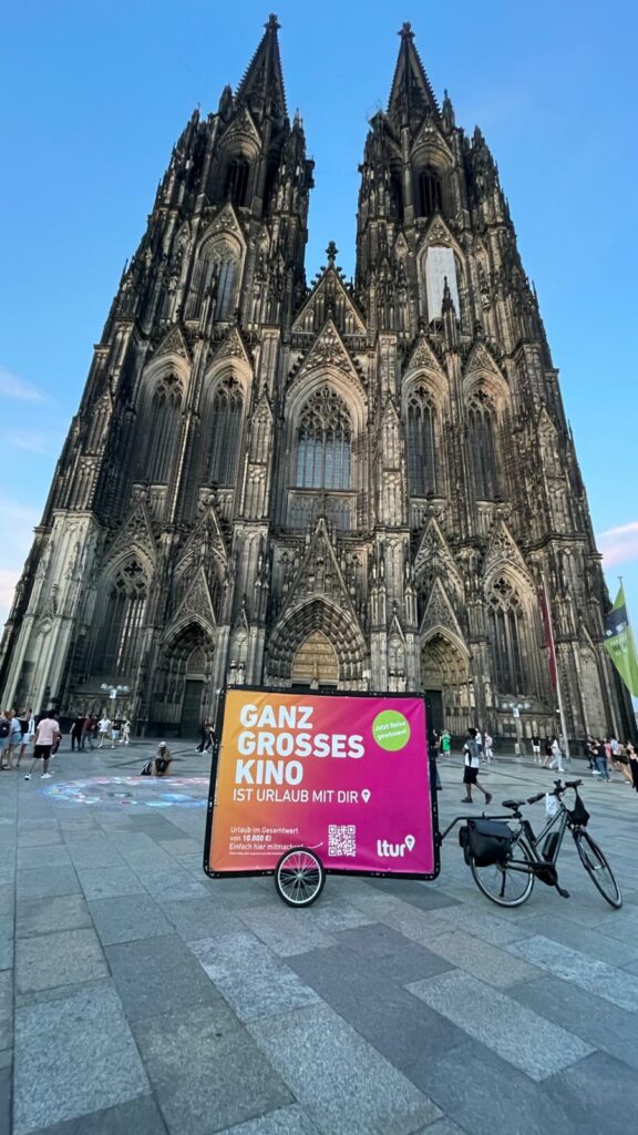 Fahrradwerbung in Köln 