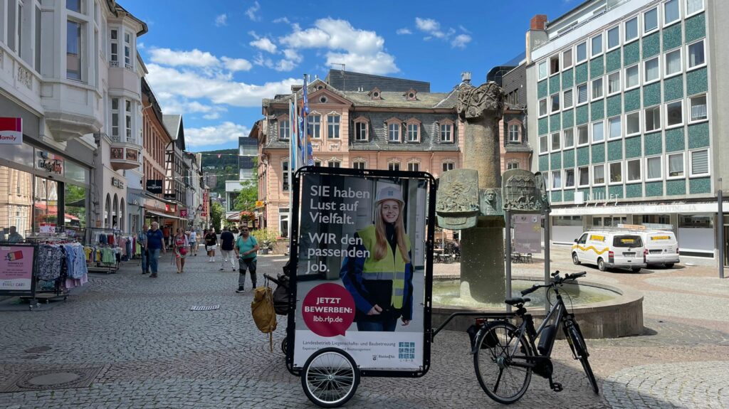 An Fahrradwerbung führt fast kein Weg vorbei